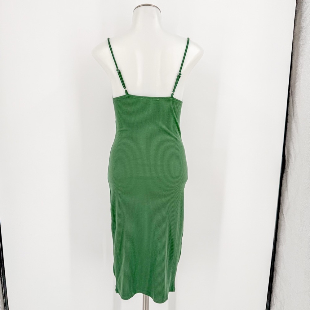 Forever 21 Emerald Green Bodycon Midi Dress - Picture 5 of 5